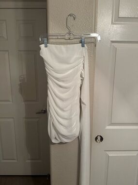 sachin and babi light blue dress Homecoming Short Peppermayo Knockout Mini Dress White Size 0 main image 1